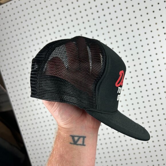 DARE To Keep Kids Off Drugs Trucker Snapback OSFM Vintage 90s Black Promo Otto - Picture 3 of 7